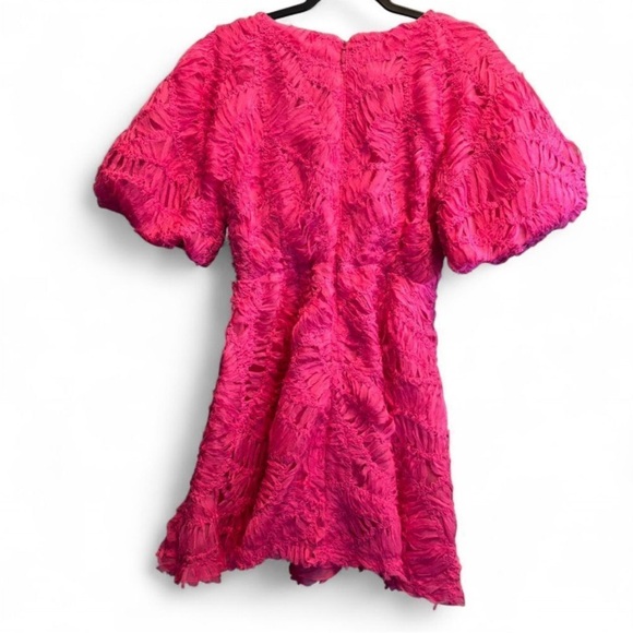 NWT Aje Florential Mini Swing Dress Azalea Pink 4 - Picture 12 of 14